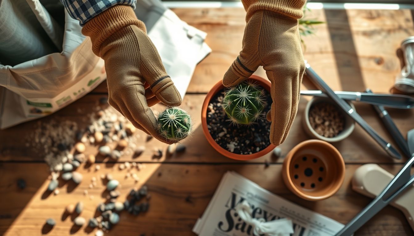 Cara Menanam Kaktus di Dalam Pot